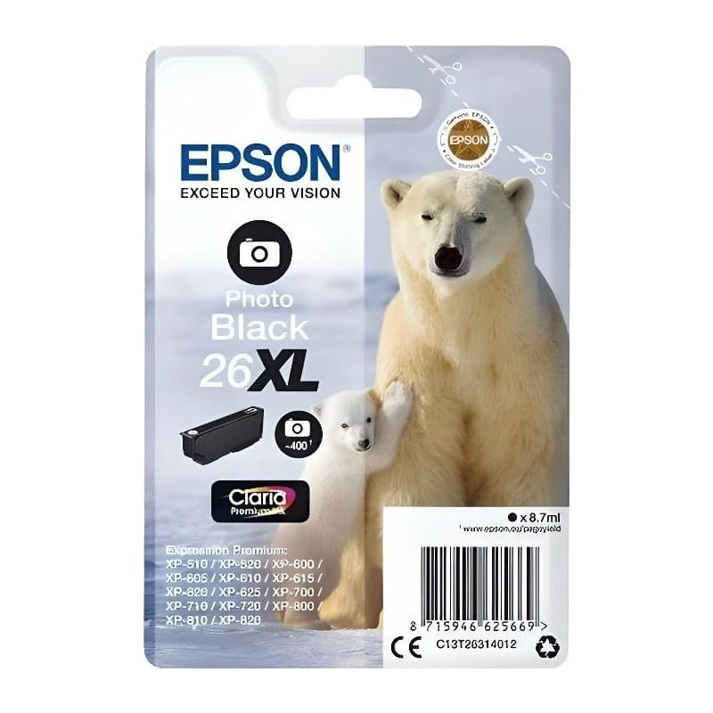 Epson Polar bear Cartouche "Ours Polaire" - Encre Claria Premium N Photo (XL)"