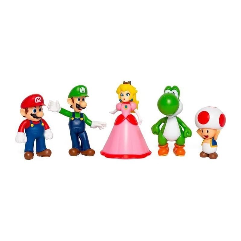 Ensemble de Figurines Super Mario Mario and his Friends 5 Pièces