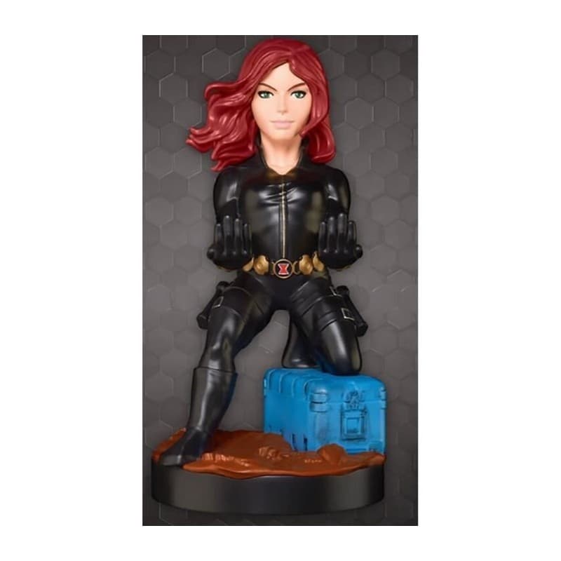 Figurine Black Widow - Support & Chargeur pour Manette et Smartphone