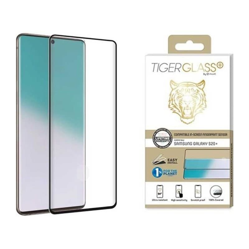 Muvit TIGER Glass Plus Verre trempé antibacterien: Samsung Galaxy S20