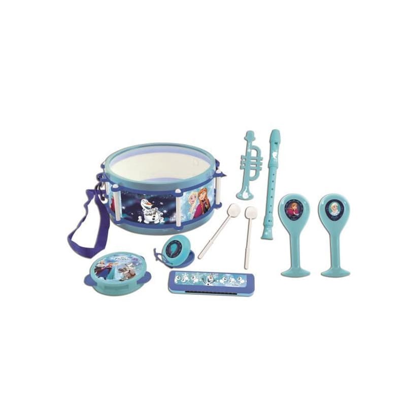 Jeu d'instruments de musique en jouet Lexibook Frozen Plastique 7 Pièces