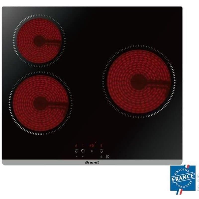 Plaques Vitro-Céramiques Brandt BPV6320B 60 cm