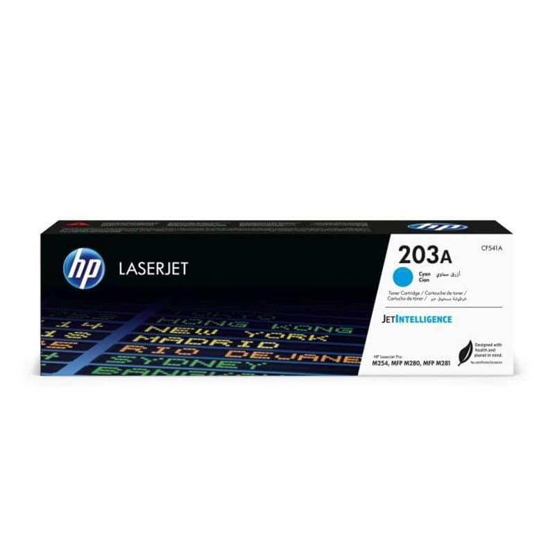 HP 203A cartouche de toner LaserJet cyan authentique