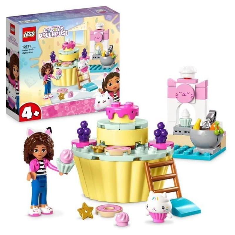 Playset Lego 10785 Gabby's Dollhouse - Bakey with Cakey Fun 58 Pièces
