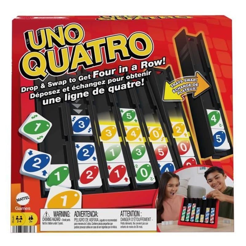 Games UNO Quatro Jeu de cartes Dépouillement