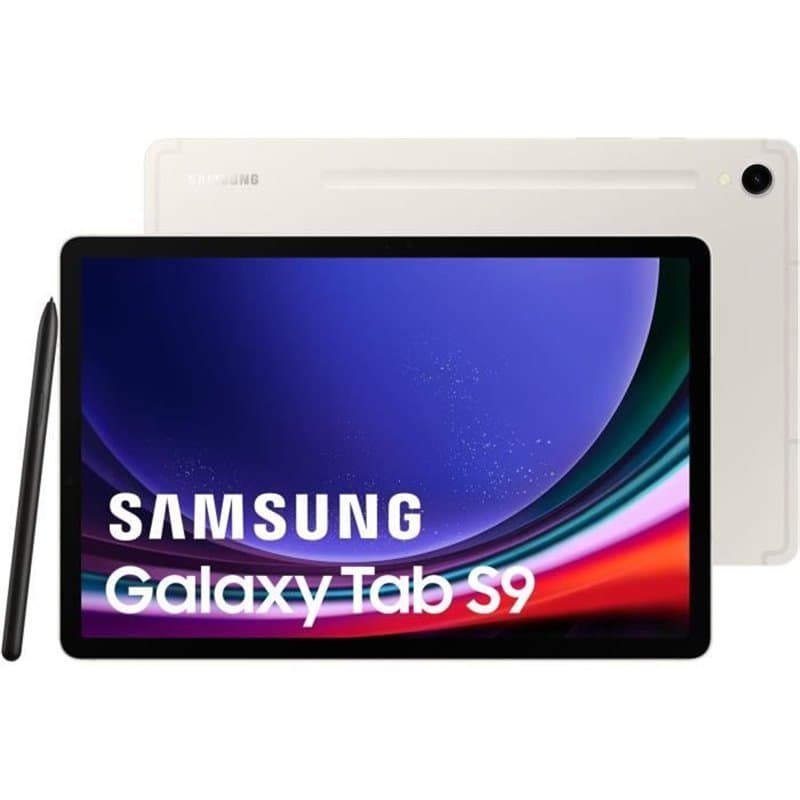 Samsung Galaxy Tab S9 SM-X710N 128 Go 27,9 cm (11") Qualcomm Snapdragon 8 Go Wi-Fi 6 (802.11ax) Android 13 Beige"