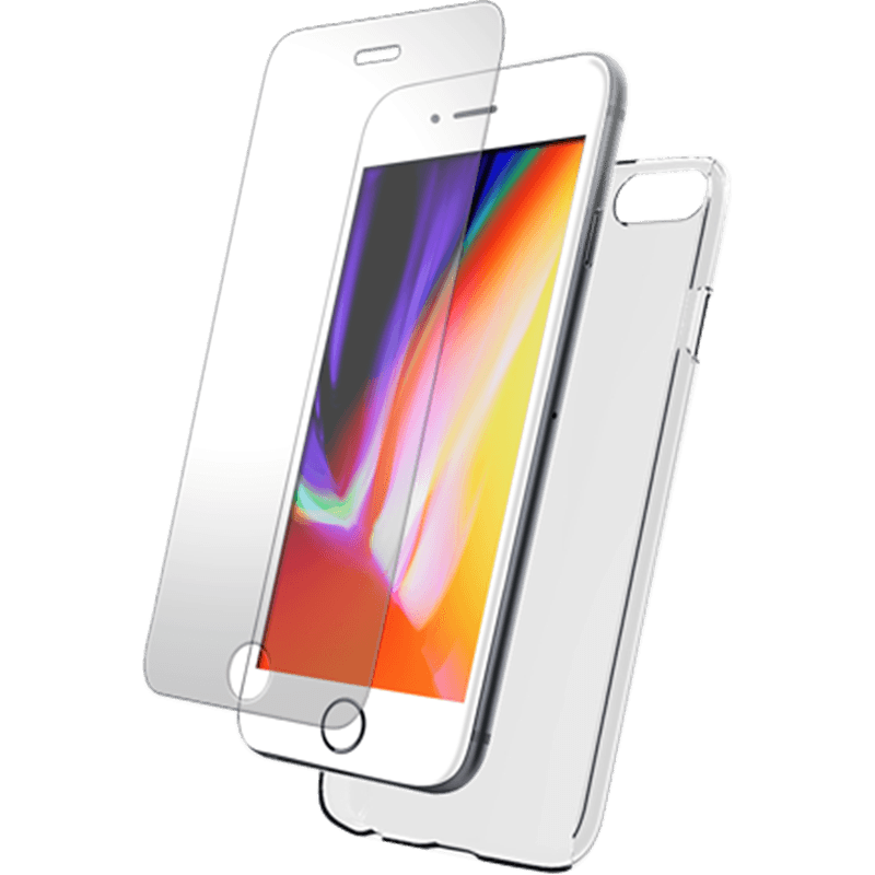 Protection pour téléphone portable BigBen Connected PACKSILIVTIP7 Transparent Apple
