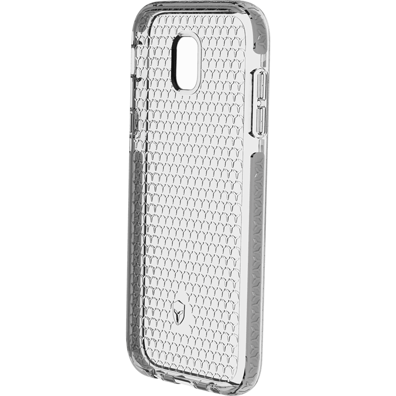 Coque Renforcée Samsung G J5 2017 LIFE Contour Argent - Garantie à vie