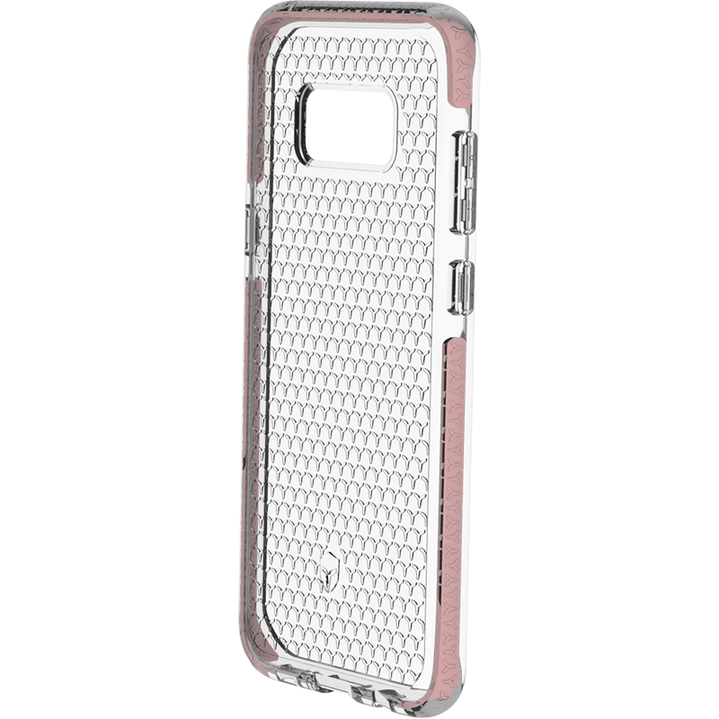 Coque Renforcée Samsung G S8 + LIFE Contour Rose - Garantie à vie Forc