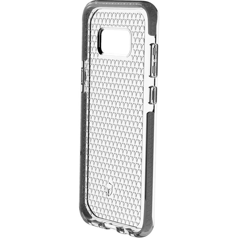 Coque Renforcée Samsung G S8 + LIFE Contour Argent - Garantie à vie Fo