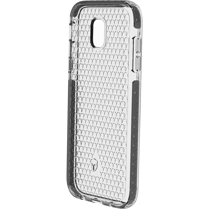 Coque Renforcée Samsung G J3 2017 LIFE Contour Gris - Garantie à vie F