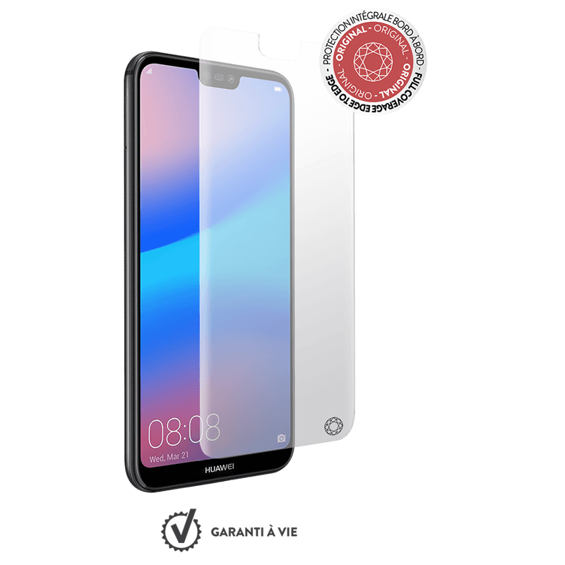 Protège écran 3D Original Garanti à vie en Verre trempé pour Huawei P2