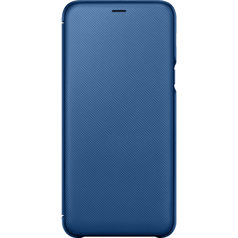 Etui à rabat Samsung EF-WA605CL bleu pour Galaxy A6+ A605 2018