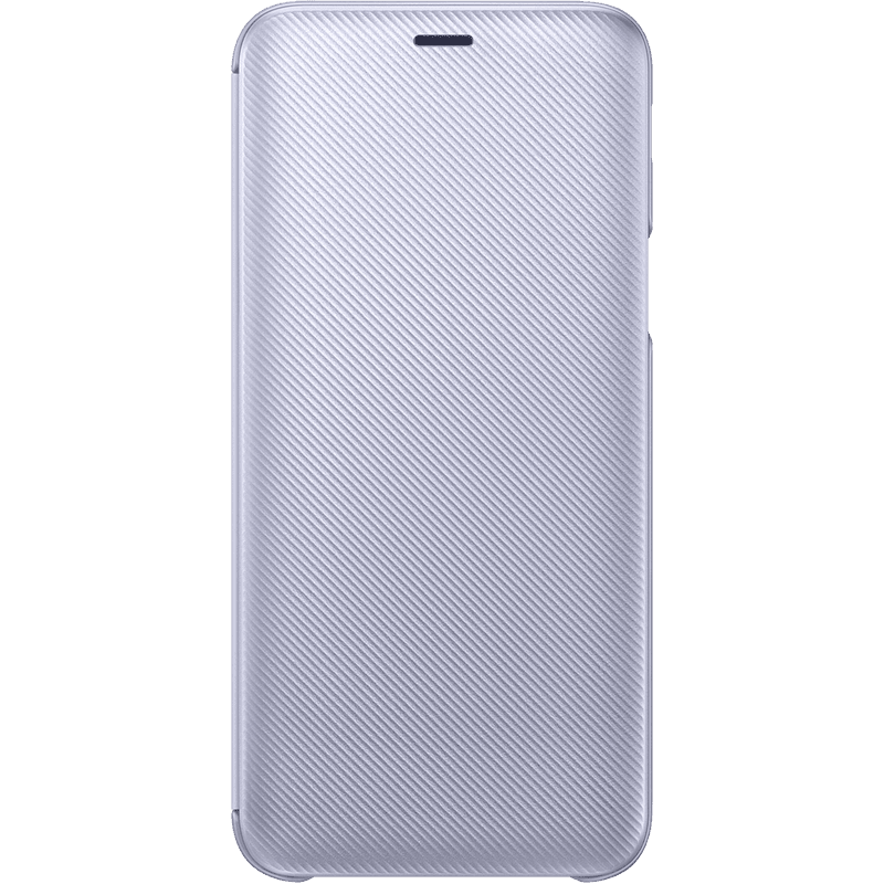 Etui à rabat Samsung EF-WJ600CV bleu lavande pour Galaxy J6 J600 2018