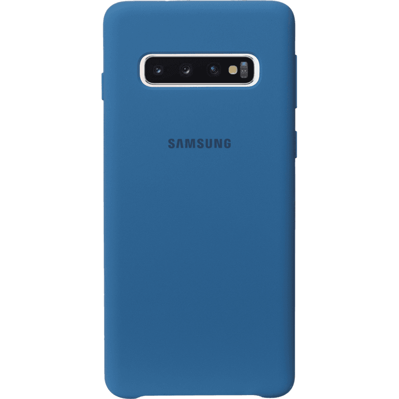 Coque semi-rigide bleue Samsung EF-PG973TL pour Galaxy S10 G973