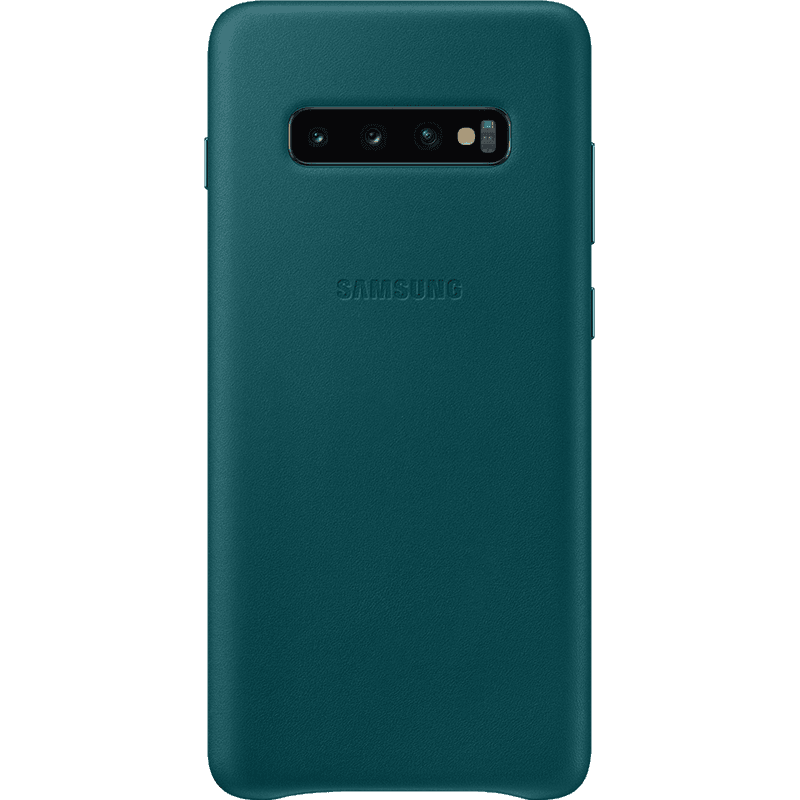 Coque rigide en cuir vert Samsung EF-VG975LG pour Galaxy S10+ G975