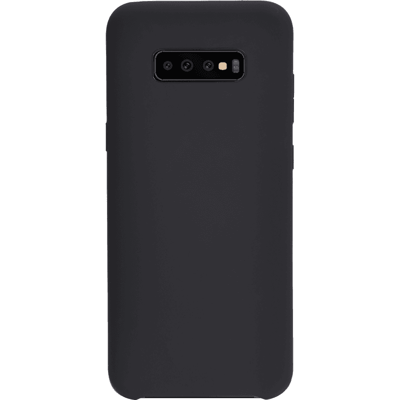 Coque rigide finition soft touch noire pour Samsung Galaxy S10+ G975