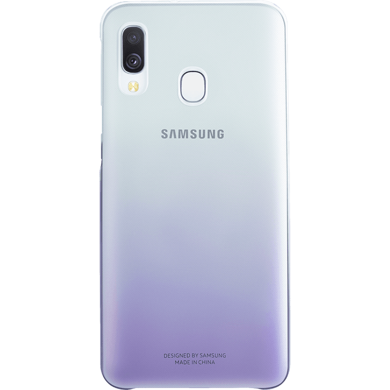 Coque rigide violette et transparente Evolution Samsung pour Galaxy A4
