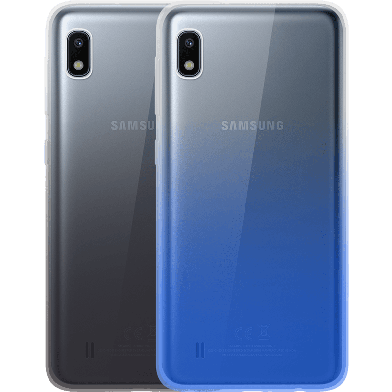 Pack de 2 coques semi-rigides Colorblock pour Samsung Galaxy A10 A105