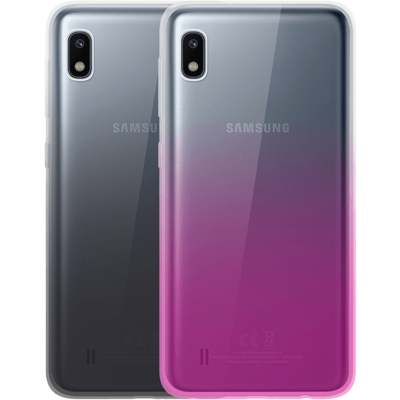 Pack de 2 coques semi-rigides Colorblock pour Samsung Galaxy A10 A105