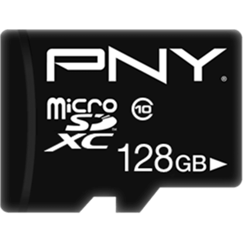 Carte MicroSD Performance Plus 128GB Class 10 50 MB/S PNY