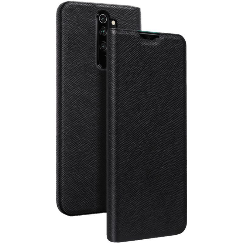 Etui Folio Xiaomi Redmi Note 8 Pro Noir - Porte-carte intégré Bigben
