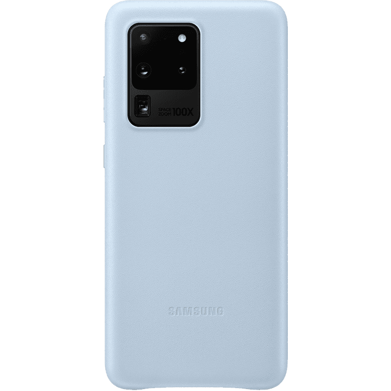 Coque rigide en cuir bleue Samsung pour Galaxy S20 Ultra G988