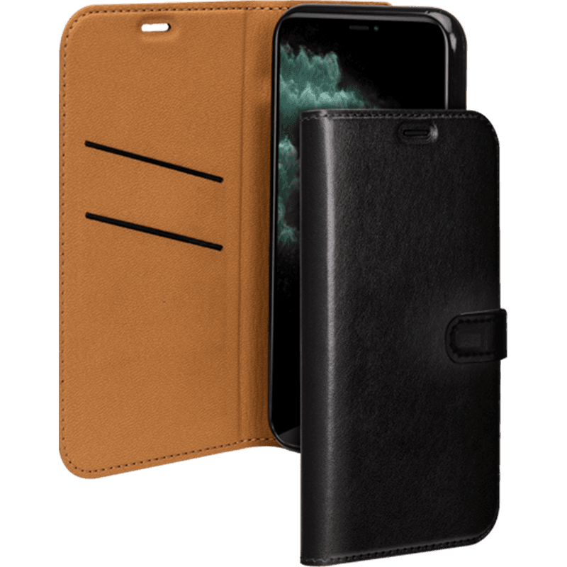 Etui Folio Wallet iPhone 11 Pro Noir - Fermeture avec languette aimant