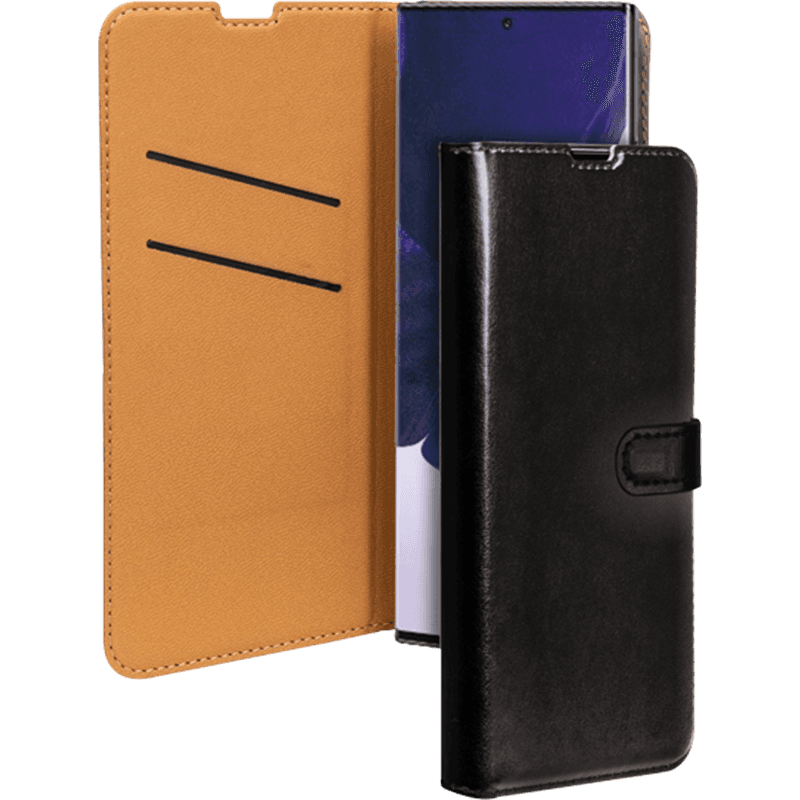 Etui Folio Wallet Samsung G Note 20 Ultra Noir - Fermeture avec langue