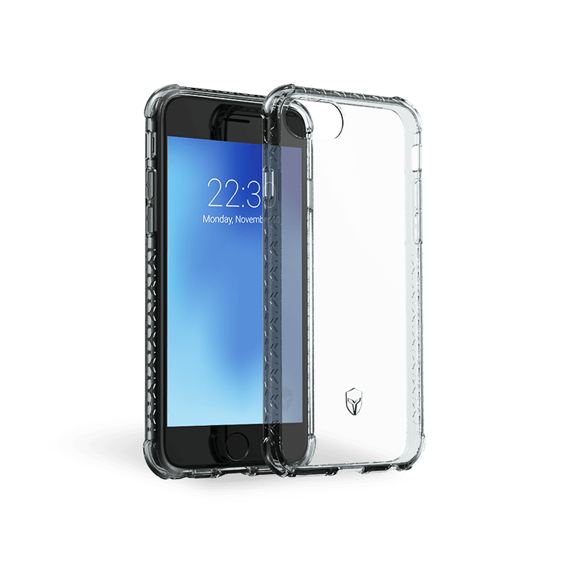 Coque Renforcée iPhone SE 2022/SE/8/7/6S/6 AIR Contour Gris - Garantie