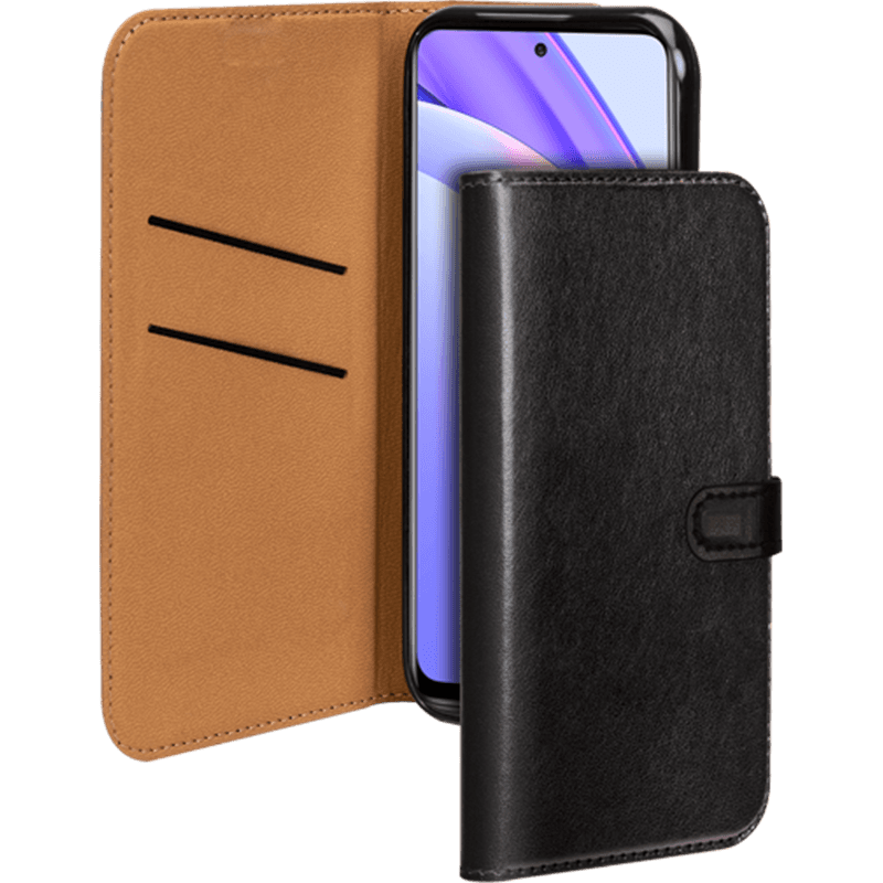 Etui Folio Wallet Xiaomi Mi 10T Lite Noir - Fermeture avec languette a