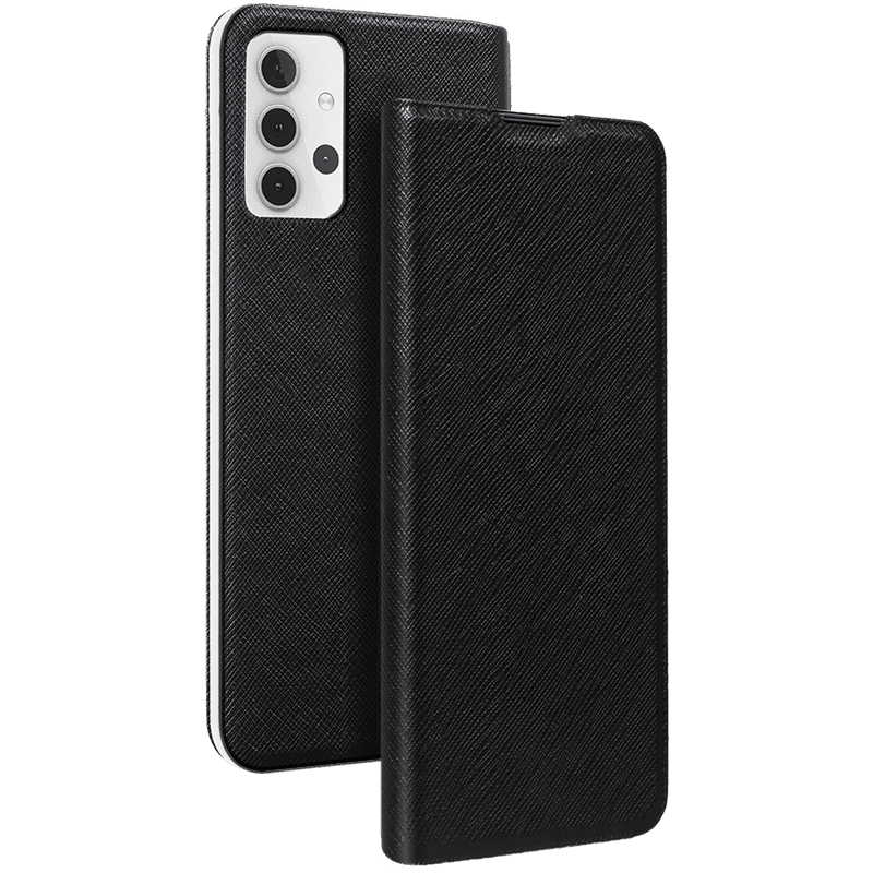 Etui Folio Samsung G A32 4G Noir - Porte-carte intégré Bigben