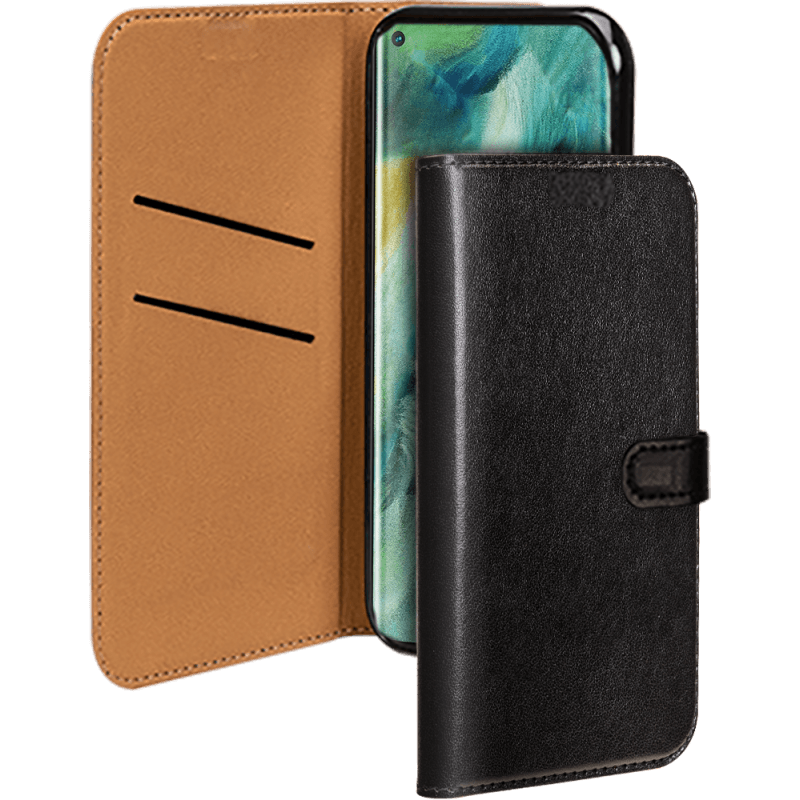 Etui Folio Wallet Oppo Find X3 Neo Noir - Fermeture avec languette aim