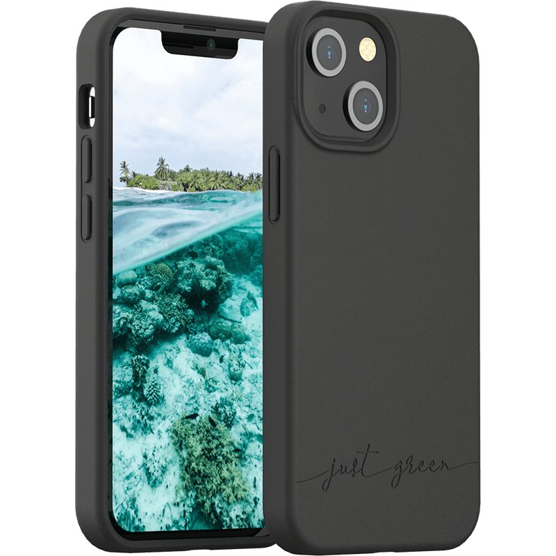 Coque Apple iPhone 13 mini Natura Noire - Eco-conçue Just Green