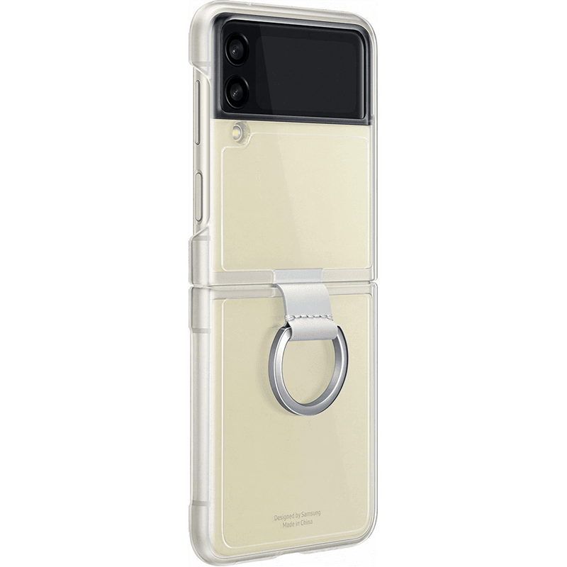 Coque Samsung G Z Flip 3 avec anneau Transparente Samsung