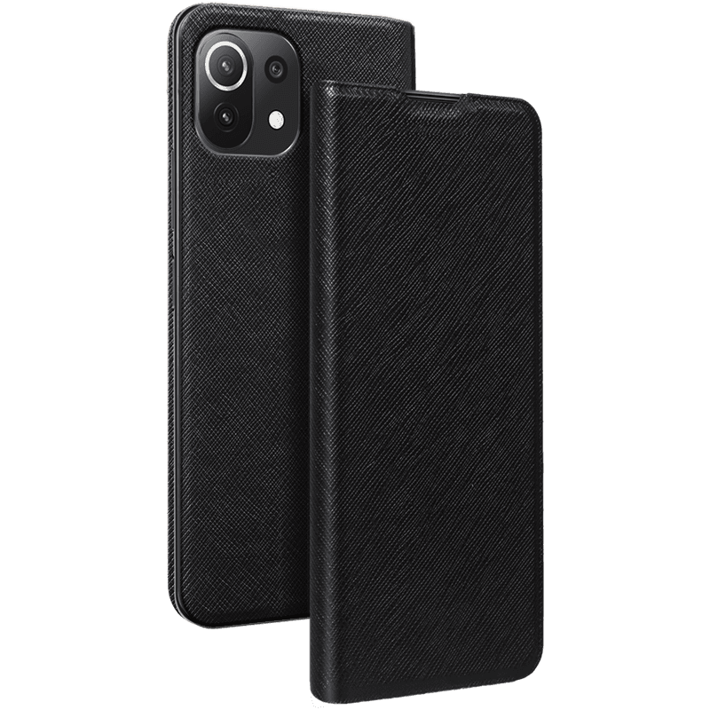 Etui Folio Xiaomi 12 Lite Noir - Porte-carte intégré Bigben