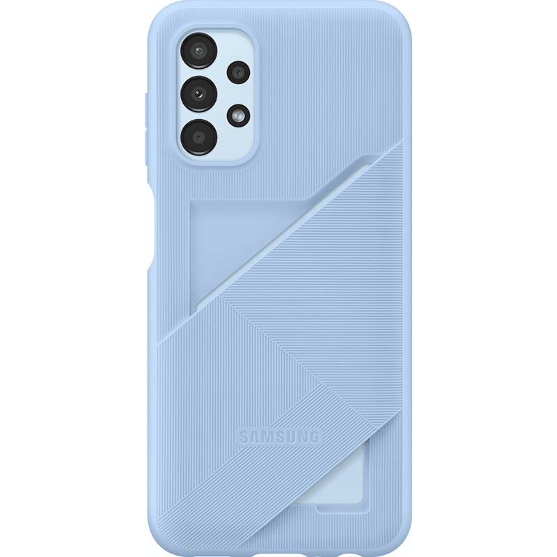 Coque Samsung G A13 4G souple Ultra fine avec porte-carte intégrée Ble