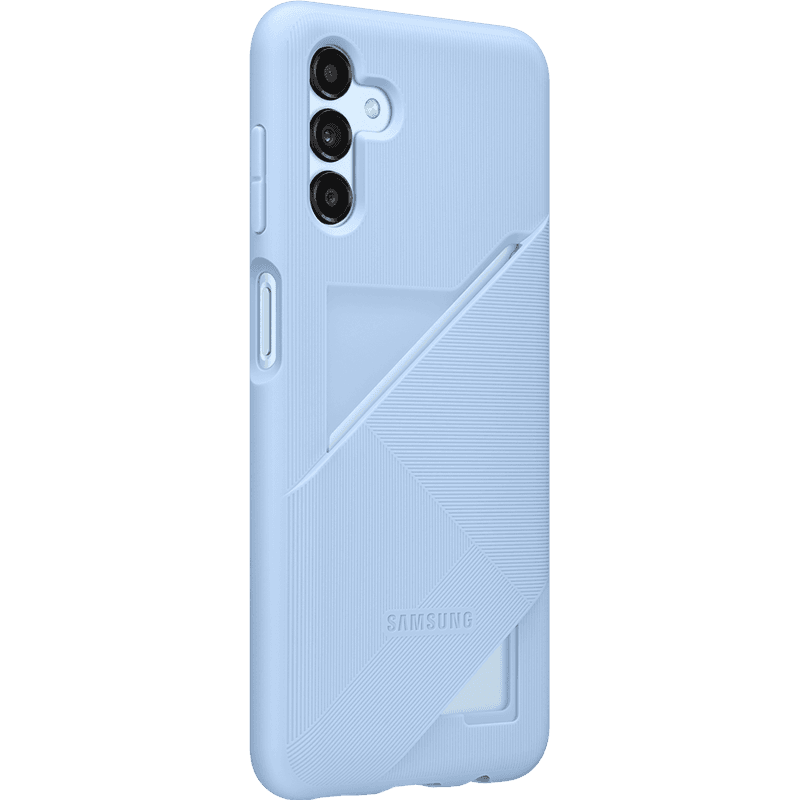 Coque Samsung G A13 5G souple Ultra fine avec porte-carte intégrée Ble