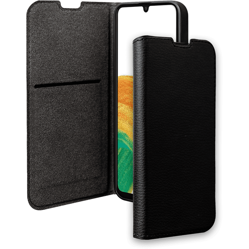 Etui Folio Wallet Samsung G A33 5G Support vidéo Noir - 65% Plastique