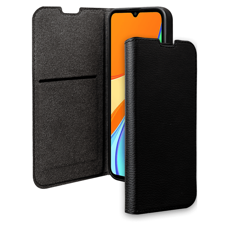 Etui Folio Wallet Xiaomi Redmi 9C Support vidéo Noir - 65% Plastique r