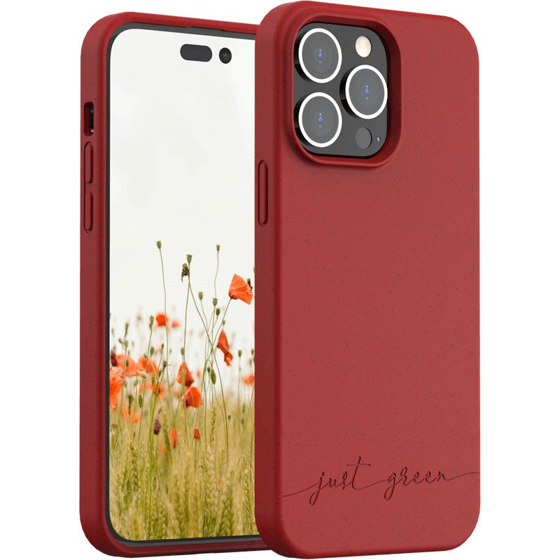 Coque Apple iPhone 14 Pro Max Natura Rouge - Eco-conçue Just Green