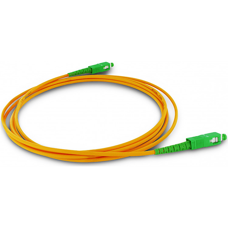 Câble Fibre Optique Monomode 2m Orange et vert Metronic