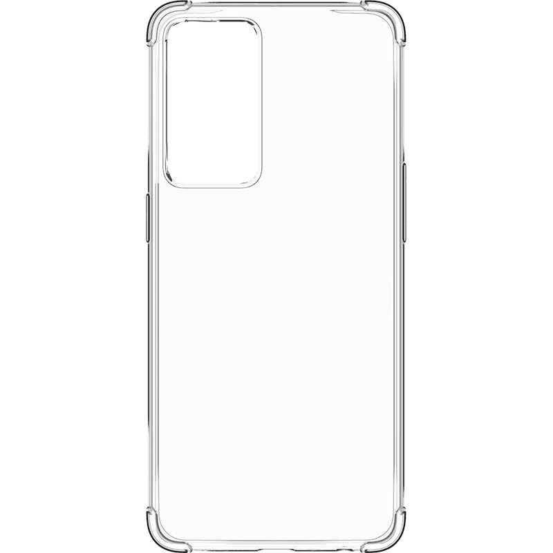 Coque Oppo Reno 8 Lite renforcée Transparente Noire Oppo