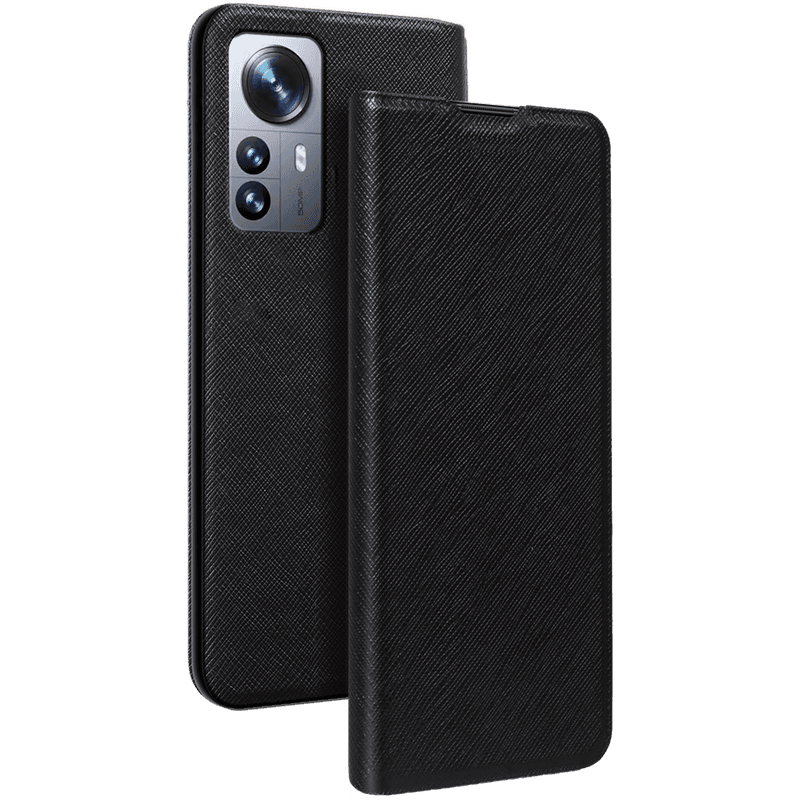 Etui Folio Xiaomi 12T / 12T Pro Noir - Porte-carte intégré Bigben