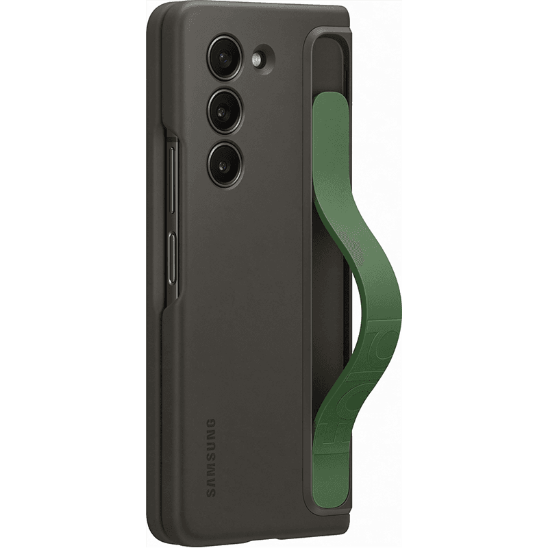 Coque Samsung G Z Fold 5 avec lanière et fonction stand Graphite Samsu