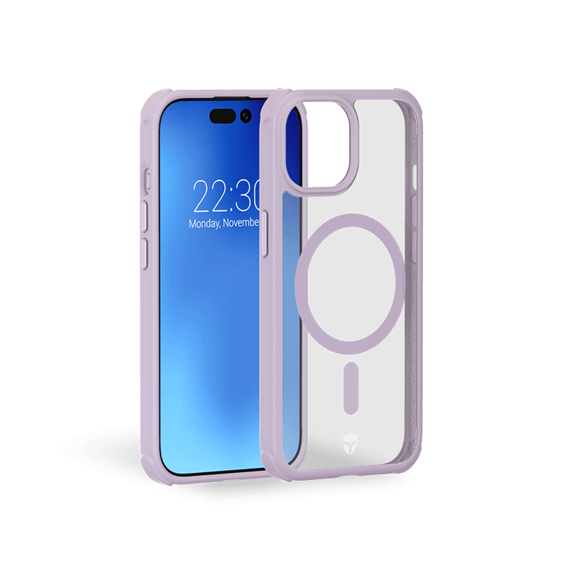 Coque Renforcée iPhone 15 Plus AIR FROST Compatible MagSafe Frost Rose
