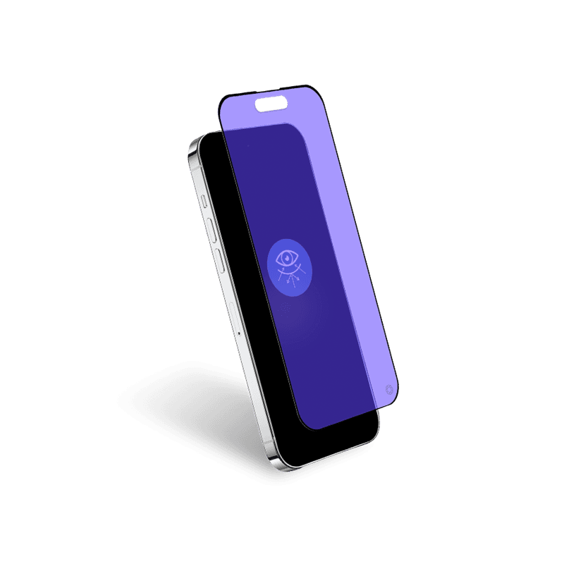 Protège écran iPhone 15 2.5D Anti Lumière Bleue - Garanti à vie Force