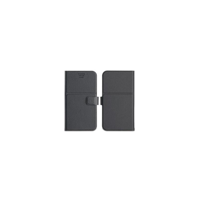Etui Folio Universel Avec Noir Sticker 3M Taille L Jusqua 5.1''