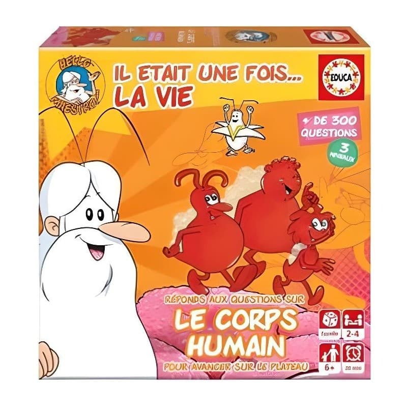 Jeu de société Educa Le Corps Humain - Il etait une fois...La vie 17352