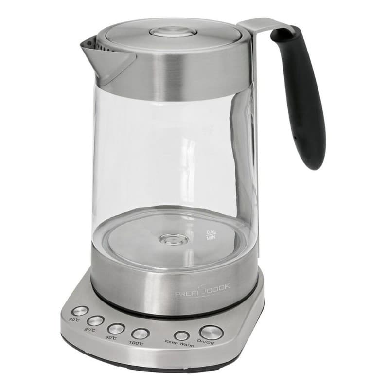 Bouilloire Clatronic PC-WKS 1020 G Noir Acier inoxydable 3000 W 1,7 L